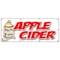 Signmission APPLE CIDER BANNER SIGN fresh orchard produce picked homemade ripe B-96 Apple Cider - alternate 1